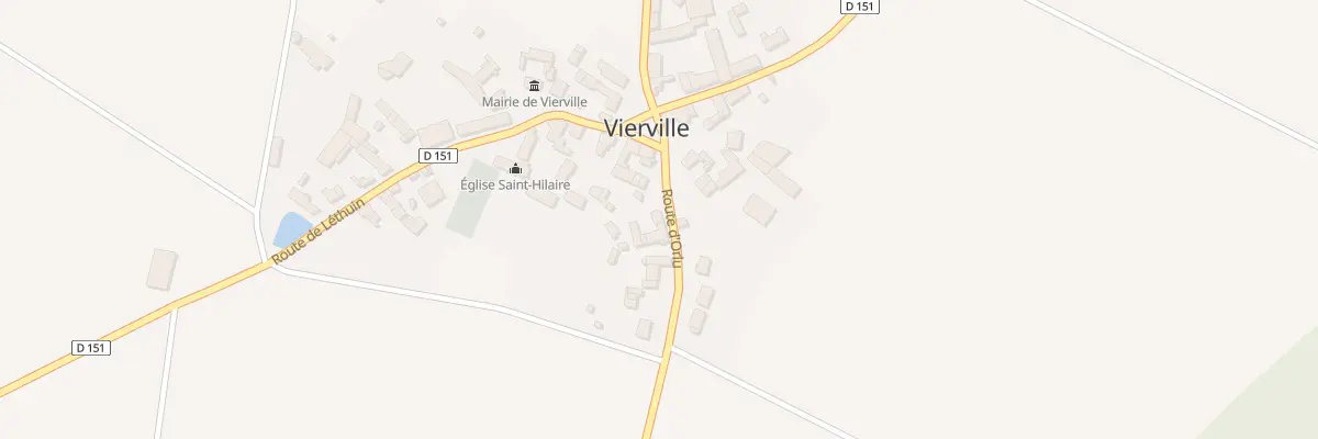 Plan du 8 Rte d’Orlu à Vierville