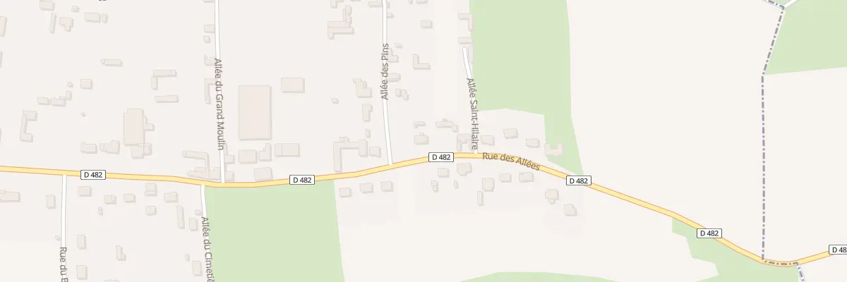 Plan du 400 Rue des Allées à Neufmoulin