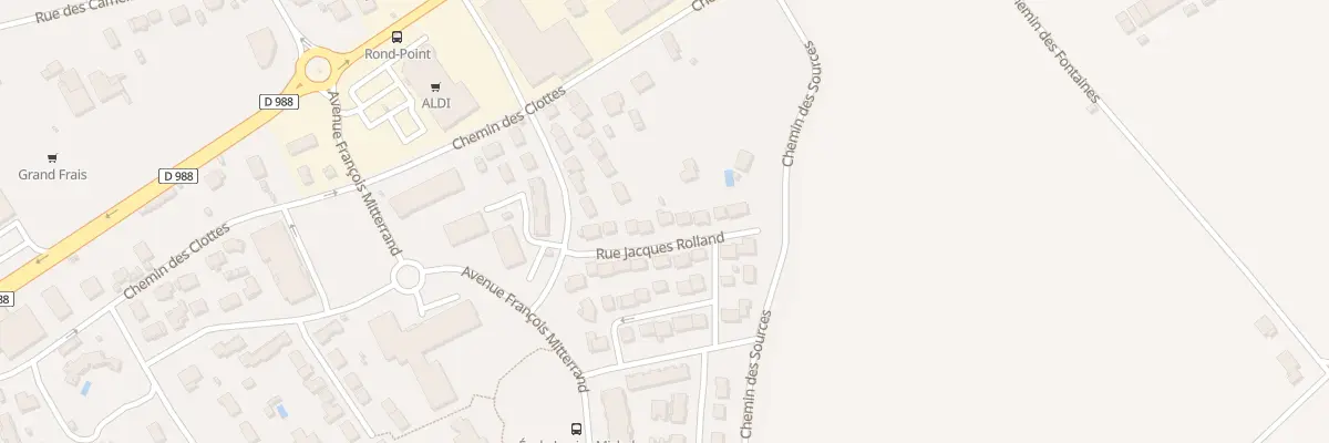 Plan du 83 Rue Jacques Rolland à Gaillac