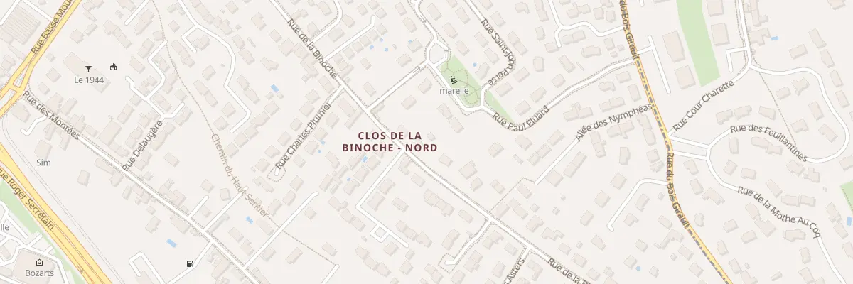 Plan du 19 Rue de la Binoche à Orléans
