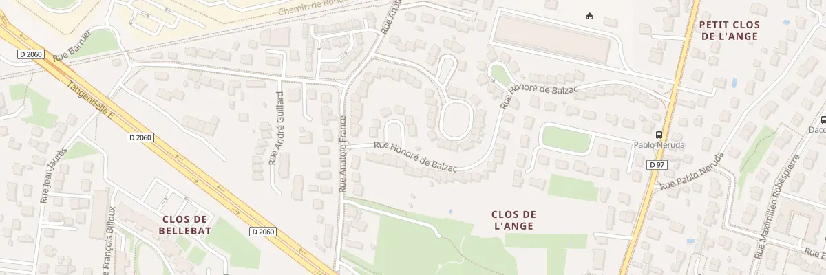 Plan du 28 Rue Honoré de Balzac à Fleury-les-Aubrais