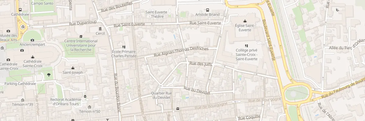 Plan du 2B Rue des Ormes Saint-Victor à Orléans