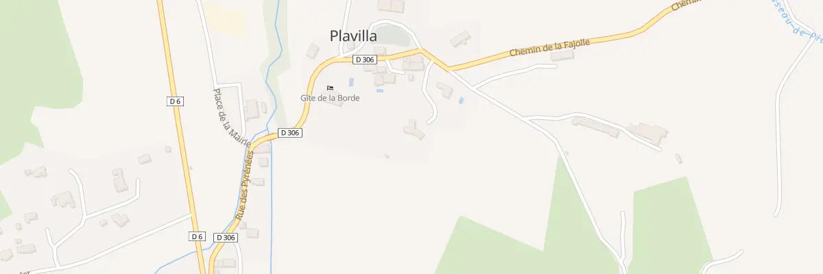 Plan du 4 Che de Monsegur à Plavilla