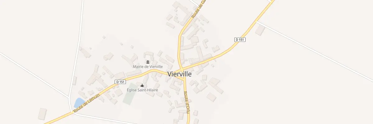 Plan du 2 Rte de Garancières à Vierville