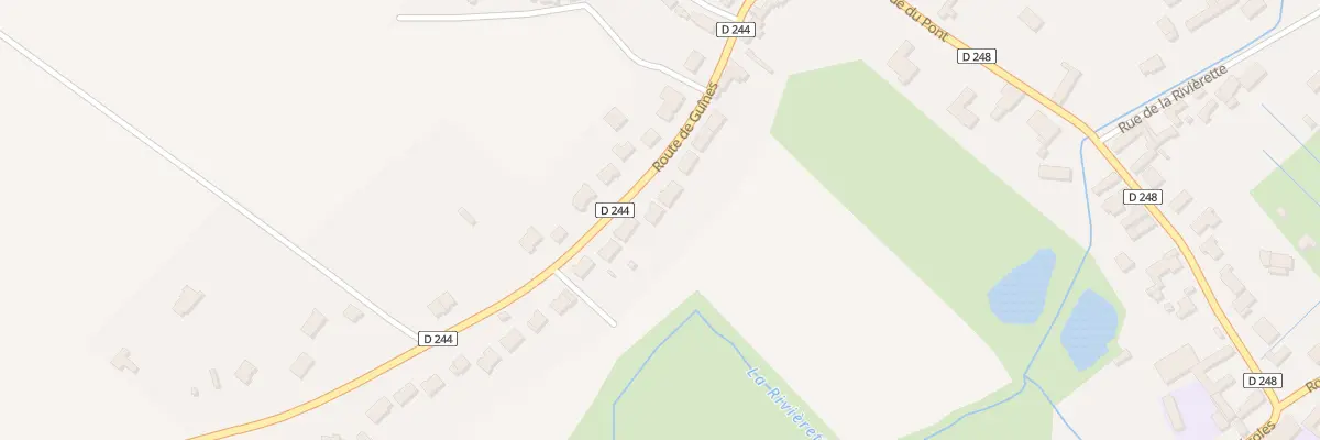 Plan du 233 Rte de Guines à Andres