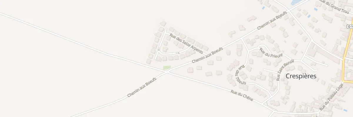 Plan du 40 Rue des Seize Arpents à Crespières