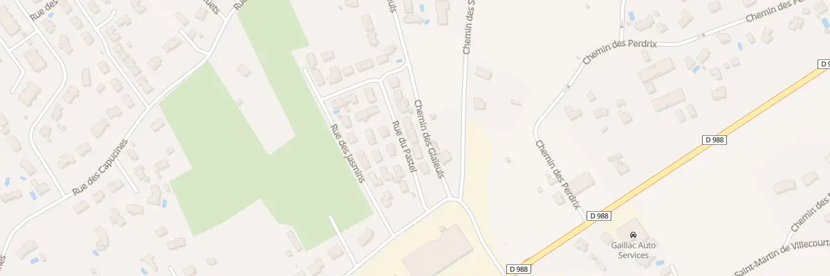 Plan du 8 Rue du Pastel à Gaillac