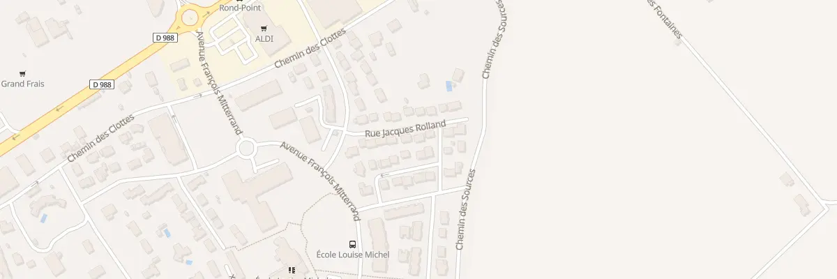 Plan du 90 Rue Jacques Rolland à Gaillac