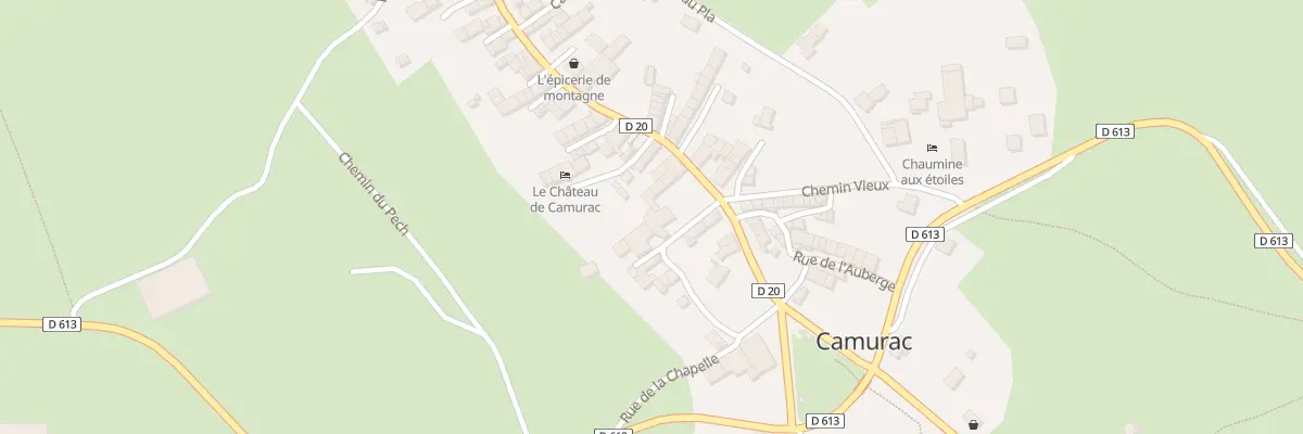Plan du 8 Rue du Boulanger à Camurac