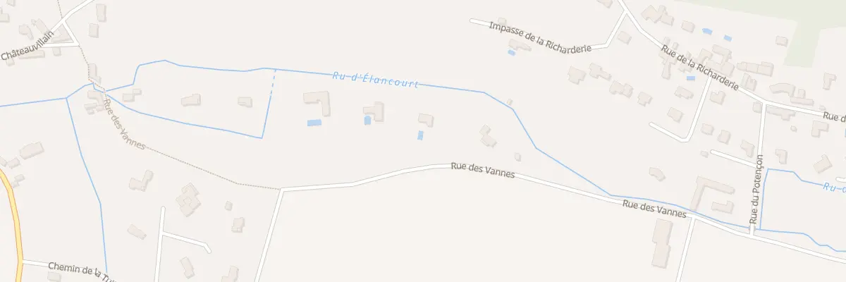 Plan du 7 Rue des Vannes à Jouars-Pontchartrain
