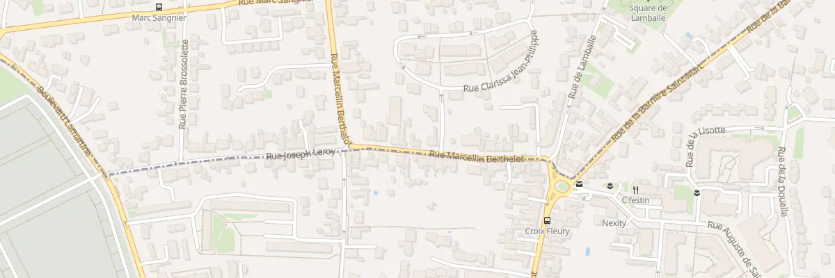 Plan du 22 Rue Marcelin Berthelot à Fleury-les-Aubrais