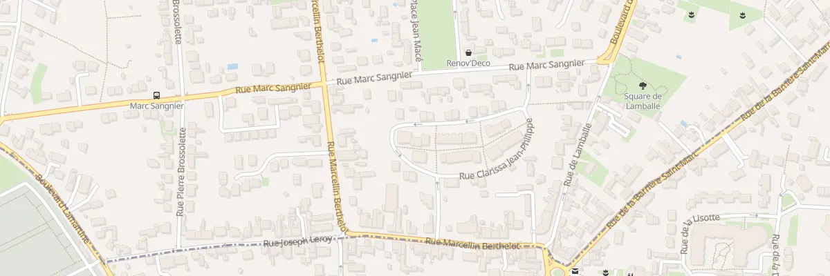 Plan du 59 Rue Clarissa Jean-Philippe à Fleury-les-Aubrais