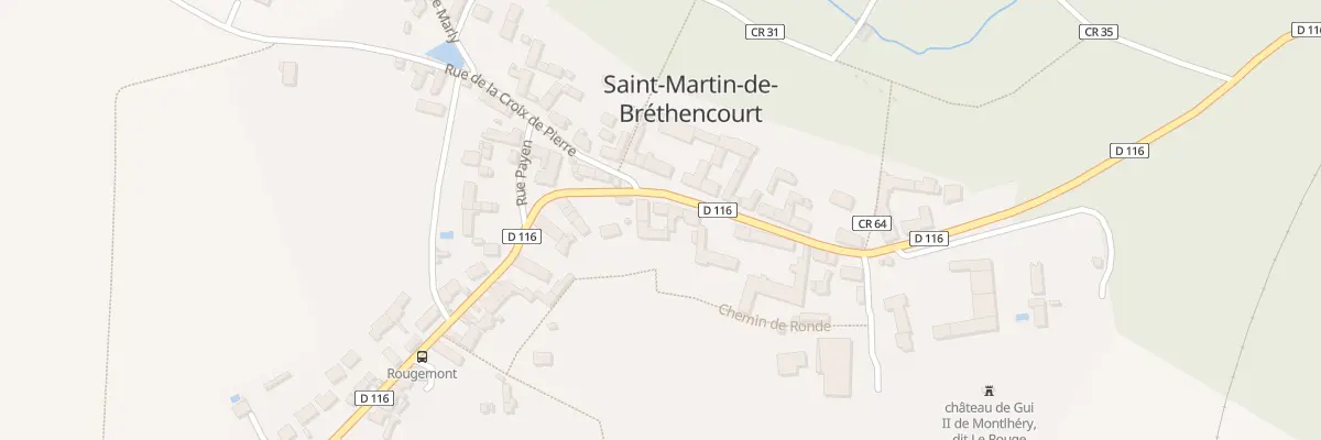Plan du 23 Rue du Château à Saint-Martin-de-Bréthencourt