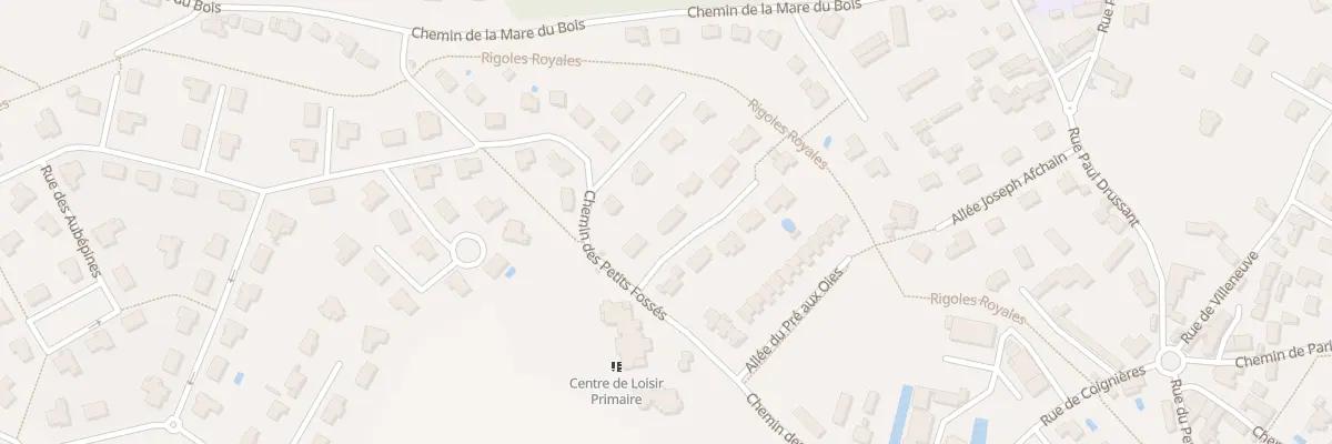 Plan du 3 All du Bout des Clos à Maurepas