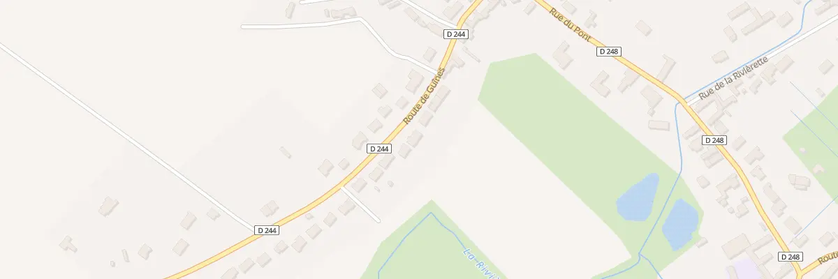 Plan du 215 Rte de Guines à Andres