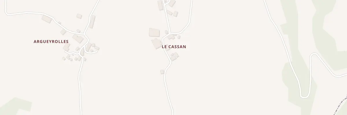 Plan du 5041 Le Cassan à Reygade