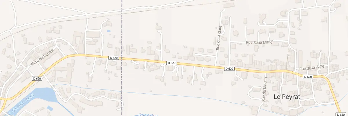Plan du 12 Rue du 11 Novembre 1918 au Peyrat