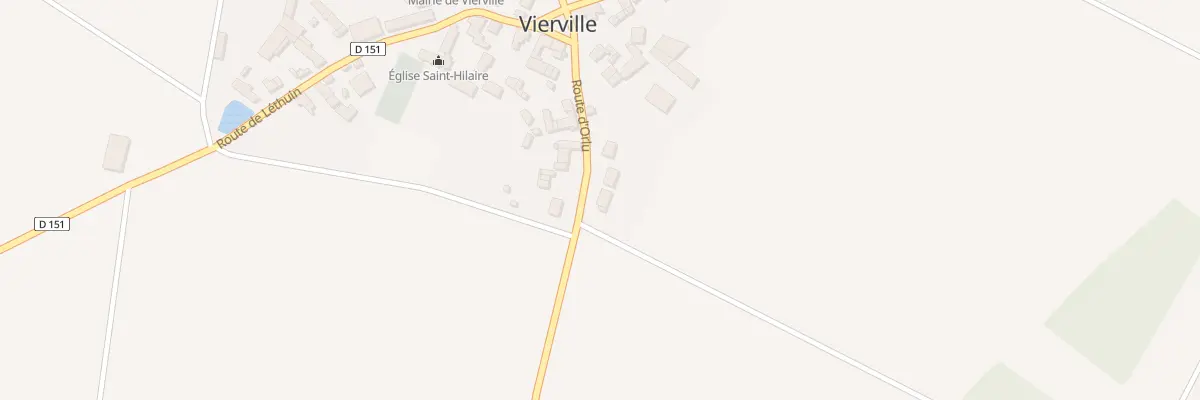 Plan du 13 Rte d’Orlu à Vierville