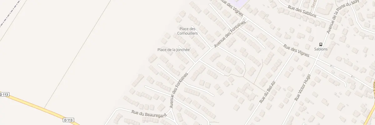 Plan du 1 Rue de la Jonchée à Ecquevilly