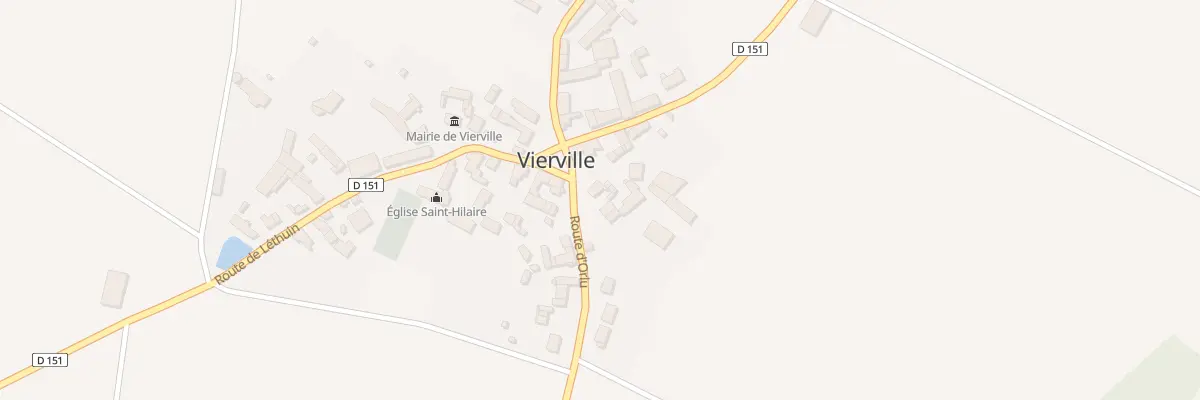 Plan du 7 Rte d’Orlu à Vierville