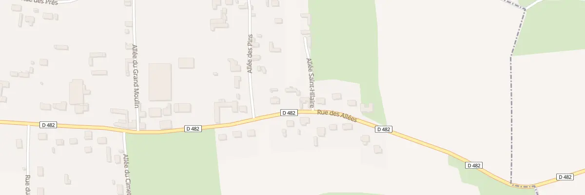 Plan du 414 Rue des Allées à Neufmoulin