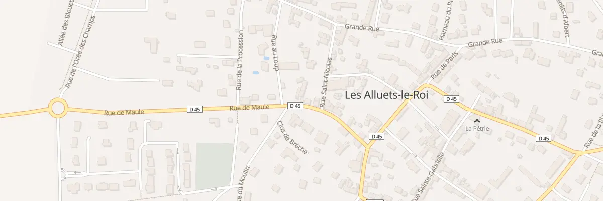 Plan du 16 Rue de Maule aux Alluets-le-Roi