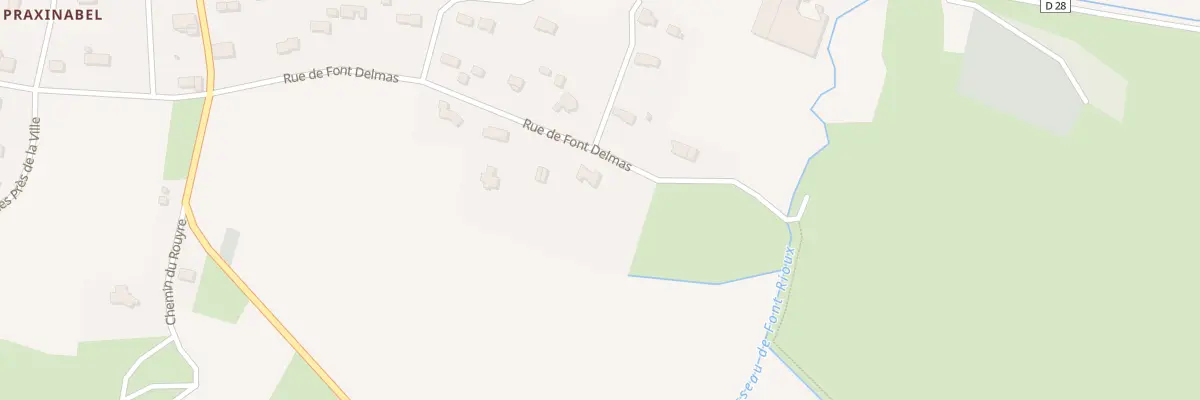 Plan du 340 La Mouillere à Léran