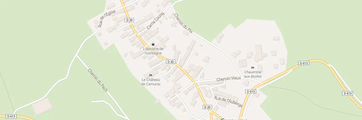 Plan du 6 Imp Berlinghéri à Camurac