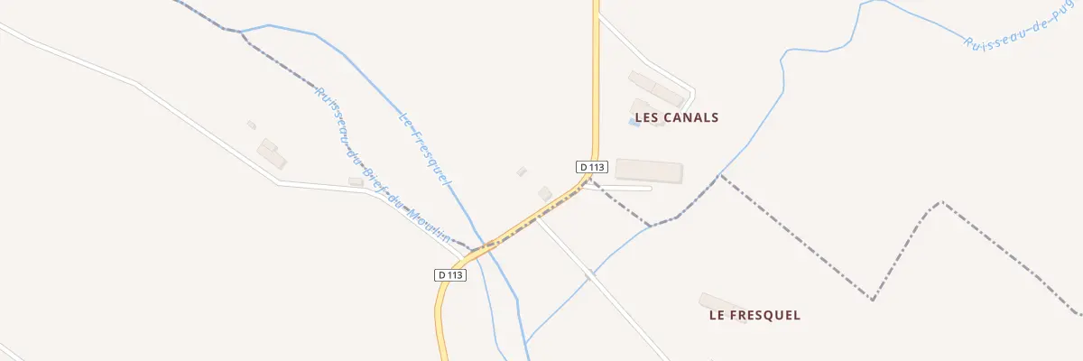 Plan du 36 La Riviere-Ouest à Souilhe