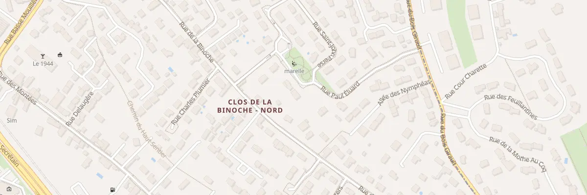 Plan du 7 Rue Paul Eluard à Orléans