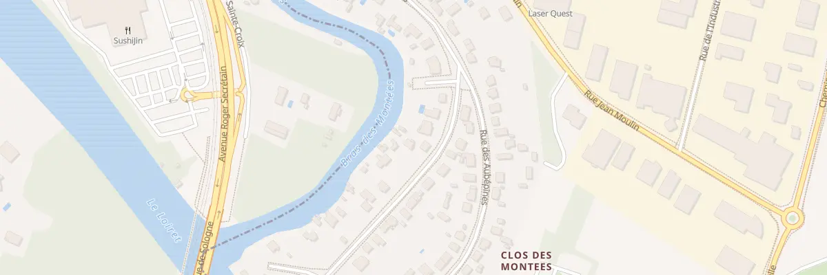 Plan du 8 Rue des Tilleuls à Orléans