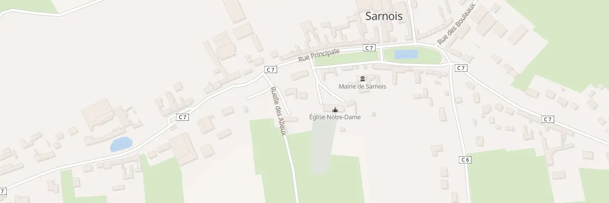 Plan du 3 Pl de l’Eglise à Sarnois
