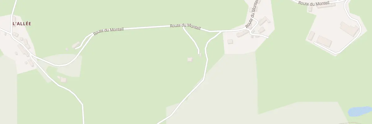 Plan du 5439 Le Monteil à Faux-la-Montagne