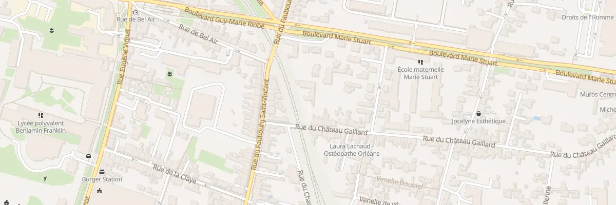 Plan du 1B Rue du Château Gaillard à Orléans