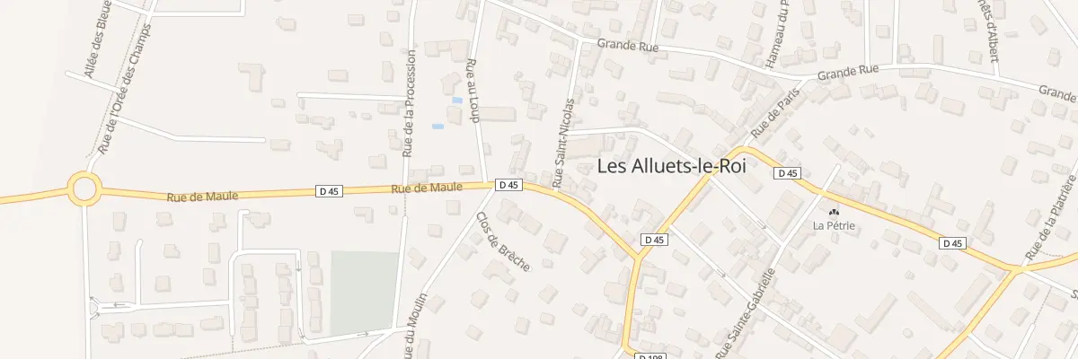 Plan du 14 Rue de Maule aux Alluets-le-Roi