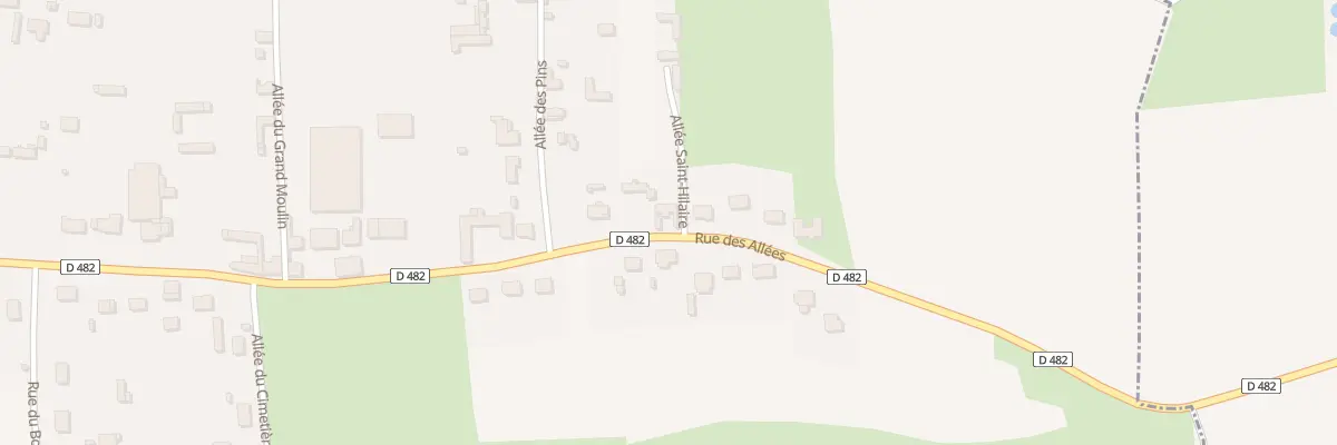 Plan du 442 Rue des Allées à Neufmoulin
