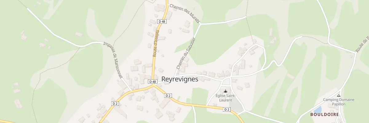 Plan du 5027 Reyrevignes Place Haute à Reyrevignes