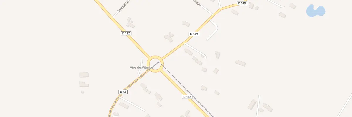 Plan du 1 Imp Les Tilleuls à Viterbe