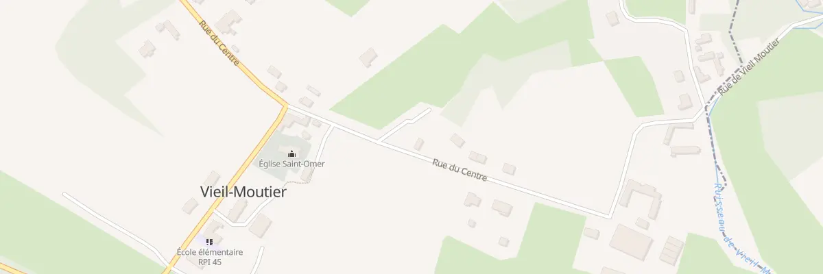 Plan du 55 Rue du Centre à Vieil-Moutier