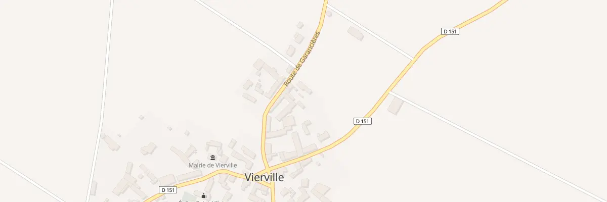 Plan du 10 Rte de Garancières à Vierville