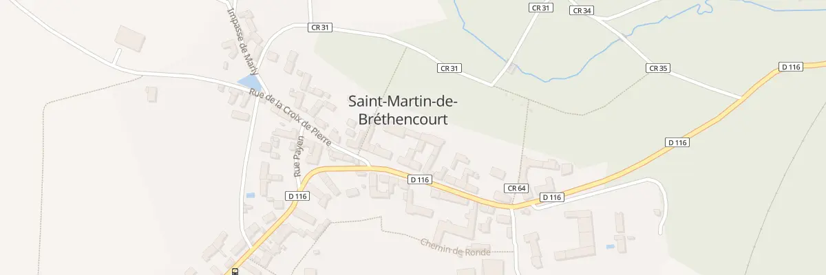 Plan du 16B Rue du Château à Saint-Martin-de-Bréthencourt