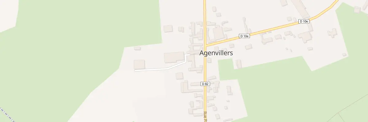 Plan du 5028 Rue Paul Journé à Agenvillers