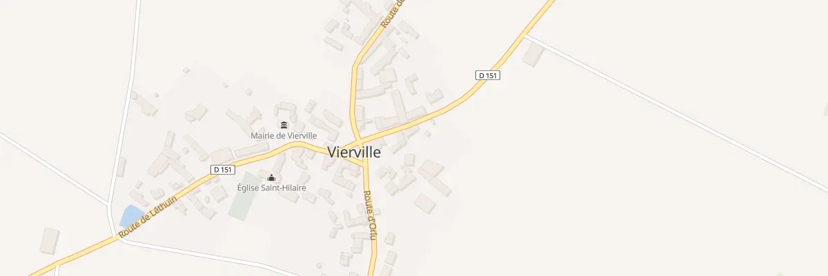 Plan du 4 Rte d’Oysonville à Vierville
