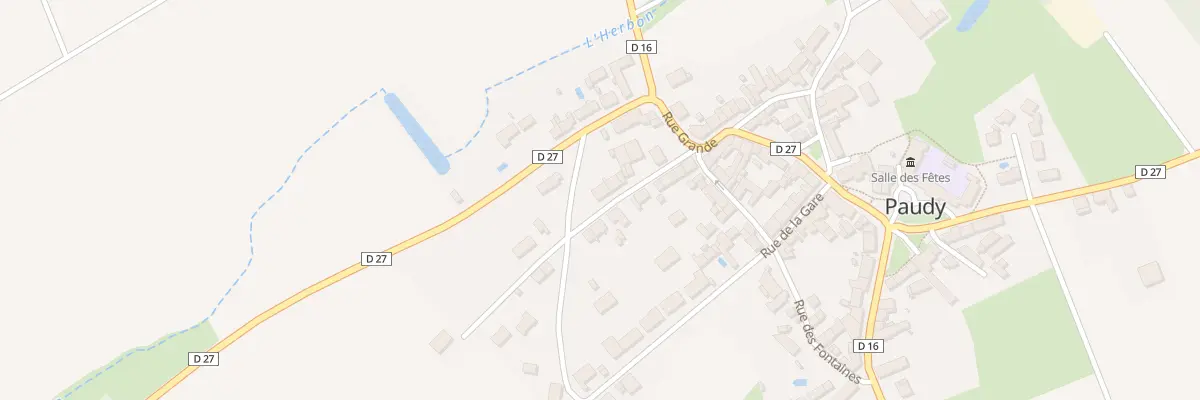 Plan du 5101 Le Bourg à Paudy