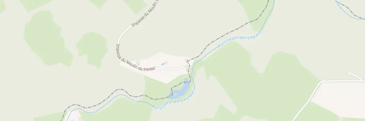 Plan du 5078 Moulin de Pesteil à Molières