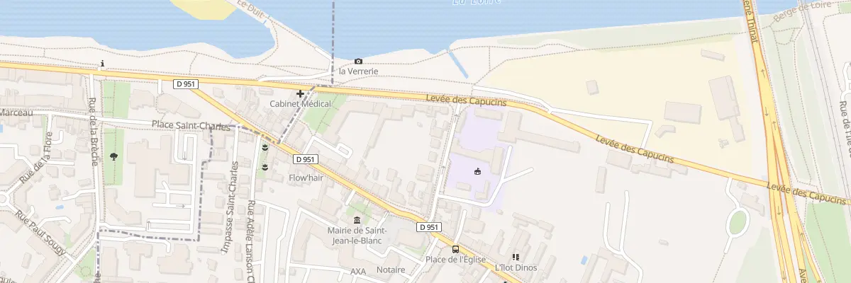 Plan du 9 Rue des Capucins à Saint-Jean-le-Blanc
