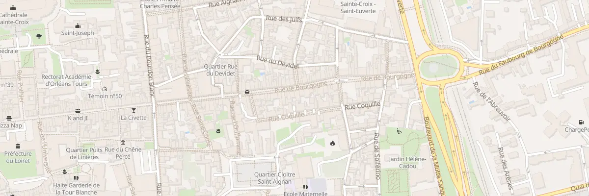 Plan du 43 Rue de Bourgogne à Orléans