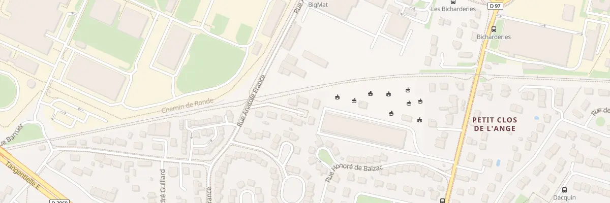 Plan du 3 Rue Gaston Couté à Fleury-les-Aubrais