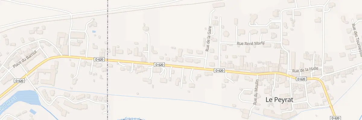 Plan du 6 Rue du 11 Novembre 1918 au Peyrat