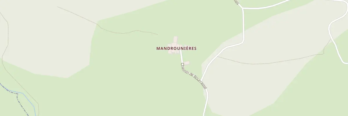 Plan du 51 Mandrounieres à Roumengoux